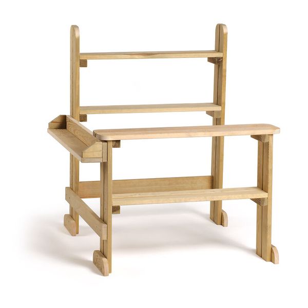 Holzbank, Werkbank, Holzmöbel, Holzstuhl, Holzregal