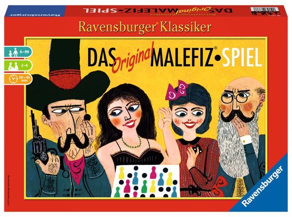 RAVENSBURGER Das Original Malefiz Spiel, Würfelspiel, 2-4 Spieler, ab 6 Jahre