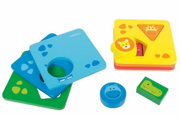 Steckspiel / Puzzle Stacky Tower, 11 Teile, ab 2 Jahre Steckspiel / Puzzle Stacky Tower, 11 Teile, ab 2 Jahre