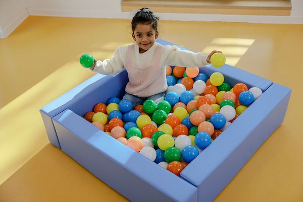 KITAEINKAUF Bällebad Happy Swim Mini, quadratisch