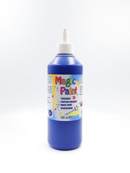 Magic Paint Zauberfarbe, 7er Set, farbig sortiert inkl. Textilmedium, je 500ml