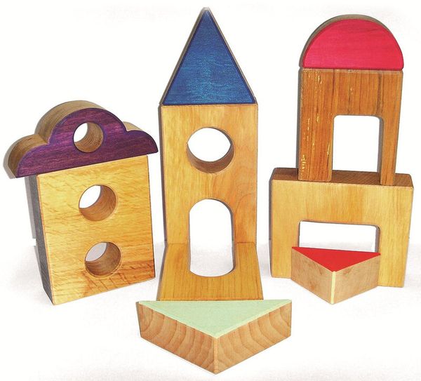 BAUSPIEL Spieldorf aus Erlenholz BAUSPIEL Spieldorf aus Erlenholz