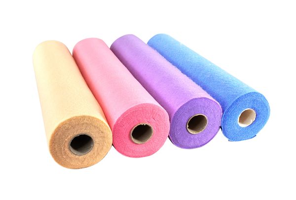 Bastelfilzrollen in Pastellfarben, 4 Stück, 5 x 0,45 m Bastelfilzrollen in Pastellfarben, 4 Stück, 5 x 0,45 m