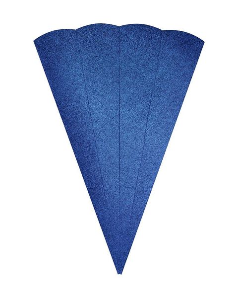 FOLIA Schultüten-Rohlinge Glitter, eckig, 68 cm, 5 Stück, Farbe wählbar