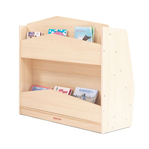 Holzregal, Bücherregal, Kinderregal, Aufbewahrung, Regal mit Fächern