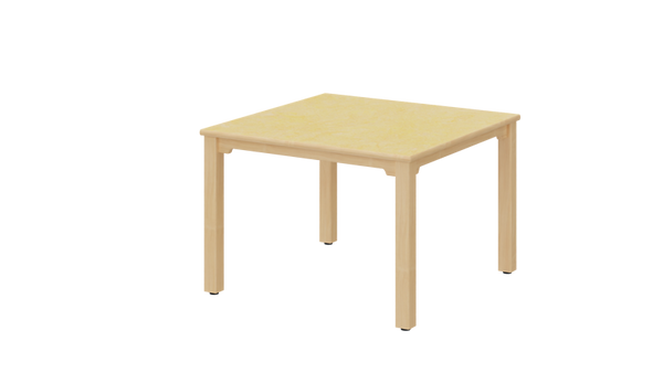 Tisch, Holztisch, helles Holz, quadratische Tischplatte