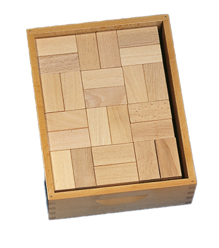 DUSYMA Uhl-Backsteinbaukasten mit 96 Bausteinen DUSYMA Uhl-Backsteinbaukasten mit 96 Bausteinen