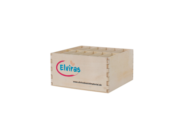ELVIRAS Premium Jumbo Tri- & Hex-Buntstift-Komplettset (288 Stifte) mit 2 Holzaufstellern + Gratis Spitzmaschine