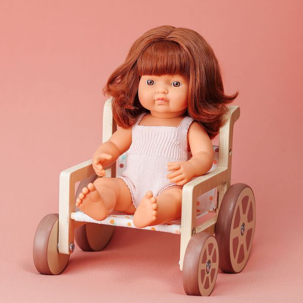 Rollstuhl für eine Puppe (bis Größe ca. 38 cm) Rollstuhl für eine Puppe (bis Größe ca. 38 cm)