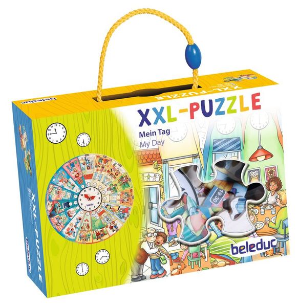 XXL Lernpuzzle Mein Tag, 50 Teile, ab 4 Jahre XXL Lernpuzzle Mein Tag, 50 Teile, ab 4 Jahre
