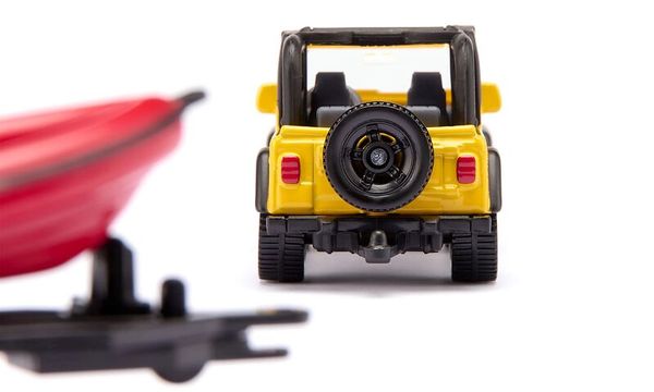 SIKU Jeep mit Boot, ab 3 Jahre