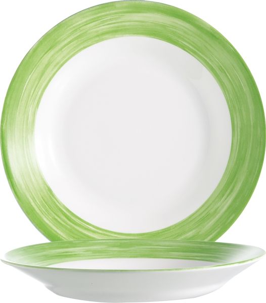 Brush Teller tief 22,5cm, verschiedene Farben