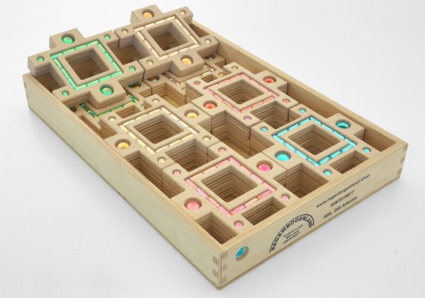 REGENBOGENLAND Atlantis, 12 Bausteine + Kasten REGENBOGENLAND Atlantis, 12 Bausteine + Kasten