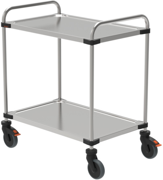 Trolley, Cart, Metallrahmen, Zweistöckig, Räder