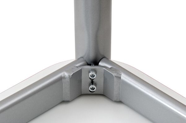 MATHOU Tisch-Stuhl-Kombination mit Metallbeinen - 4 Stühle, 1 quadratischer Tisch