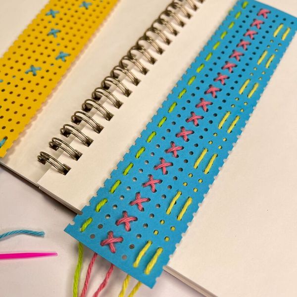 FOLIA Sticknadeln aus Kunststoff, 6,5 cm x 1,8 mm, 32 Stück