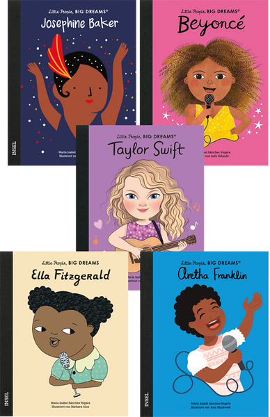 Buchpaket Little People, Big Dreams: Musikerinnen, 5 Bände Buchpaket Little People, Big Dreams: Musikerinnen, 5 Bände