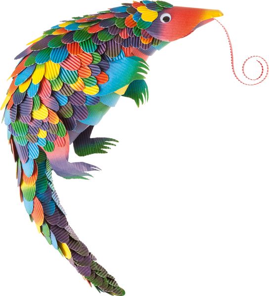FOLIA Regenbogen-Wellpappe 50 x 70 cm, 10 Bogen