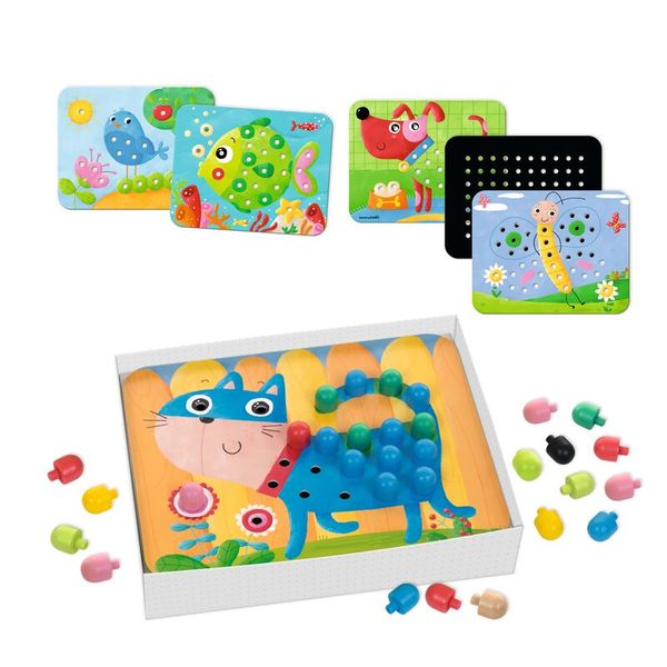 puzzle, baby, puzzle, tier, spel
