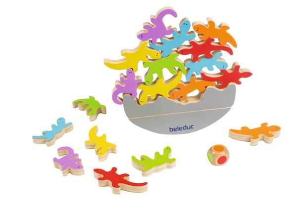 Puzzle, Puzzle-Teile, Holzspielzeug, bunt, Aufbewahrungsbox