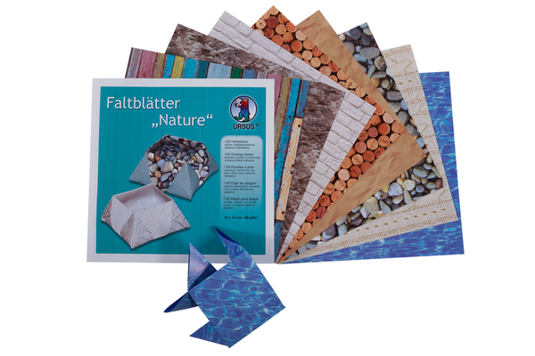 Faltblätter Nature, 15 x 15 cm, 120 Blatt
