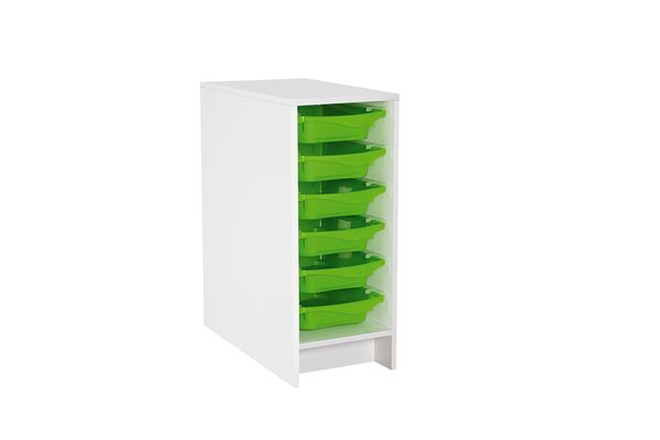 Ergänzendes Regal für modulare Wickelkommode mit 6 Boxen, 36 cm, Farbe wählbar