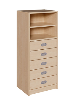 Schrank mit Schüben, Höhe 120 cm Schrank mit Schüben, Höhe 120 cm