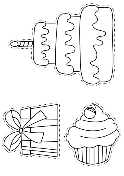 cake pops, lollipop stick, present box, cupcake, dessert items