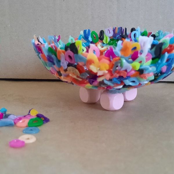 Bügelperlen im Eimer, Perlmut, 20.000 Stück Bügelperlen im Eimer, Perlmut, 20.000 Stück