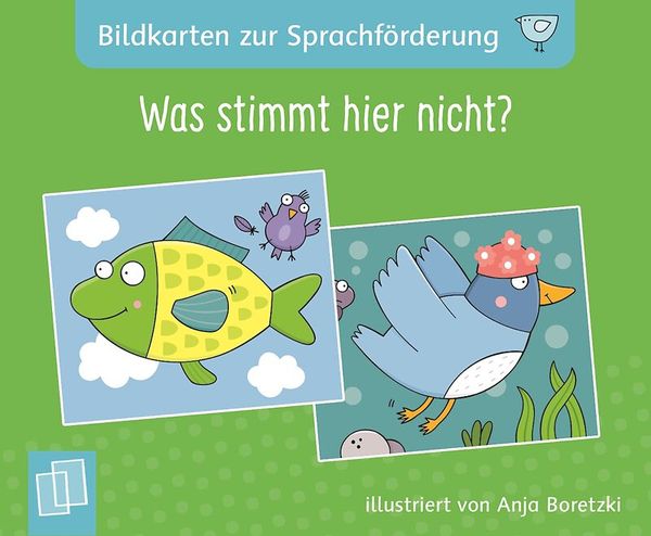 Fisch, Vogel, Bilderbuch, Tierarten, Pflanzen