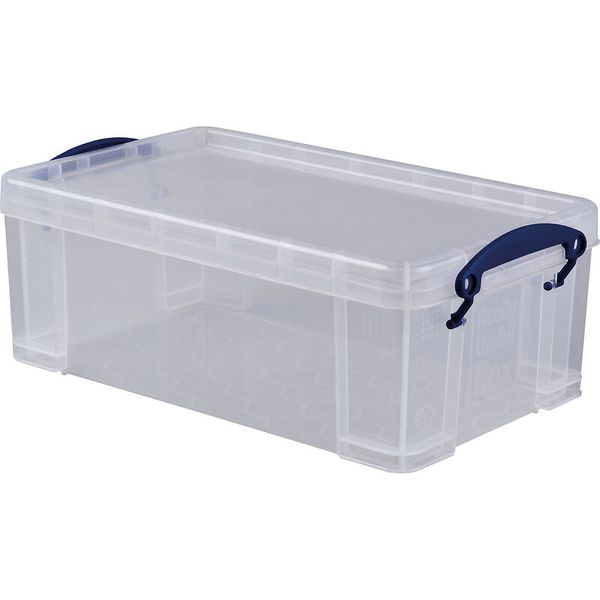 Really Useful Box 5 Liter, mit Deckel, transparent