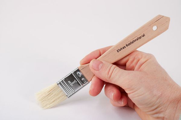 ELVIRAS Kleister-/ Flach-Pinsel in Größe 1, 12 Stück