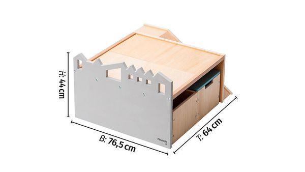 Betzold Bodenspieltisch mit Sitzbänken