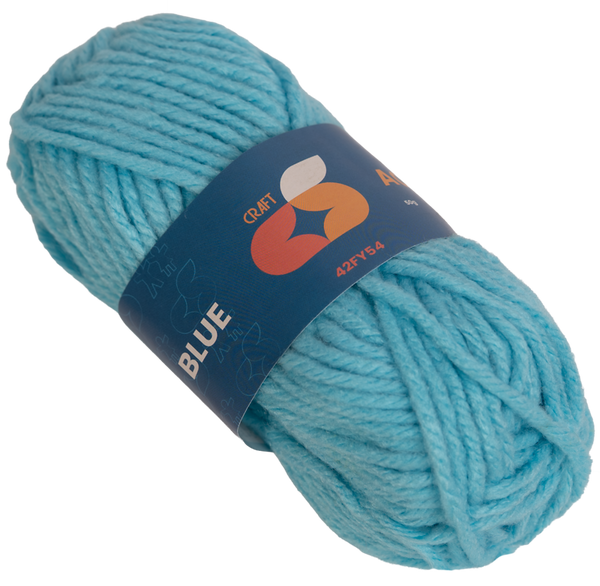 Strickwolle, Garn, blau, Wolle, Häkel/Stricken