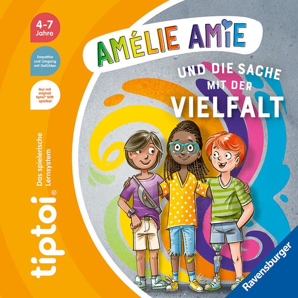 RAVENSBURGER tiptoi® - Amelie Amie und die Sache mit der Vielfalt, ab 4 Jahre