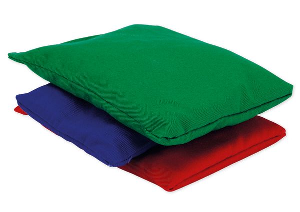 Kissen, Stoffkissen, Mehrfarbig, Rot, Grün, Blau
