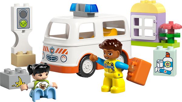 10447 LEGO® DUPLO® Rettungswagen mit Fahrer, 19 Teile