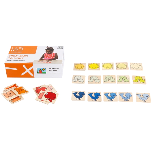 TOYS FOR LIFE from dark to light - Farbabstufungen, ab 3 Jahre TOYS FOR LIFE from dark to light - Farbabstufungen, ab 3 Jahre