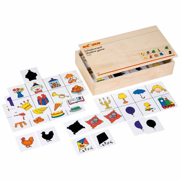 memory, matching, karten, holz, schatten