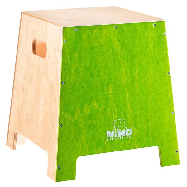 NINO® Percussion stapelbares kleines Cajon, grün NINO® Percussion stapelbares kleines Cajon, grün