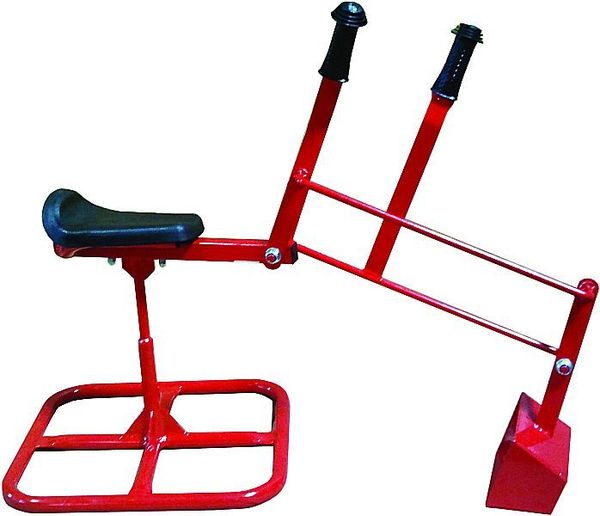 halterung, Sitz, Pedal, Gabelung, Rot