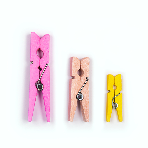 FOLIA Wäscheklammern, bunt, 48 Stück FOLIA Wäscheklammern, bunt, 48 Stück