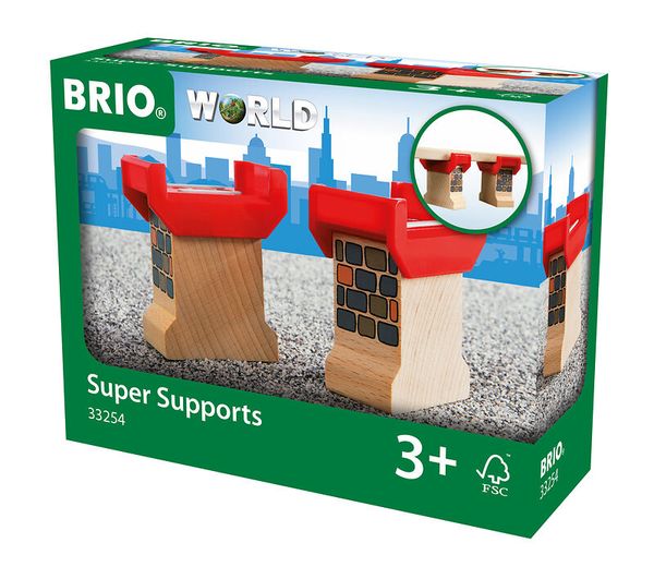 BRIO Brückenfundament, 2 Teile, ab 3 Jahre BRIO Brückenfundament, 2 Teile, ab 3 Jahre