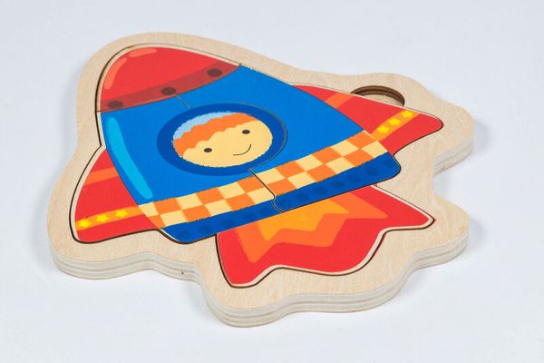 Rahmenpuzzle U3, Holz, 3-5 Teile, 5 Motive (nicht wählbar) Rahmenpuzzle U3, Holz, 3-5 Teile, 5 Motive (nicht wählbar)