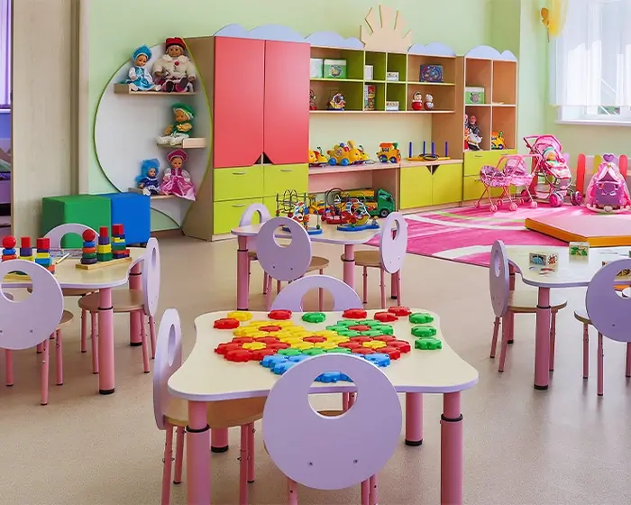 Mobile und flexible Raumgestaltung Kindergarten Spielraum