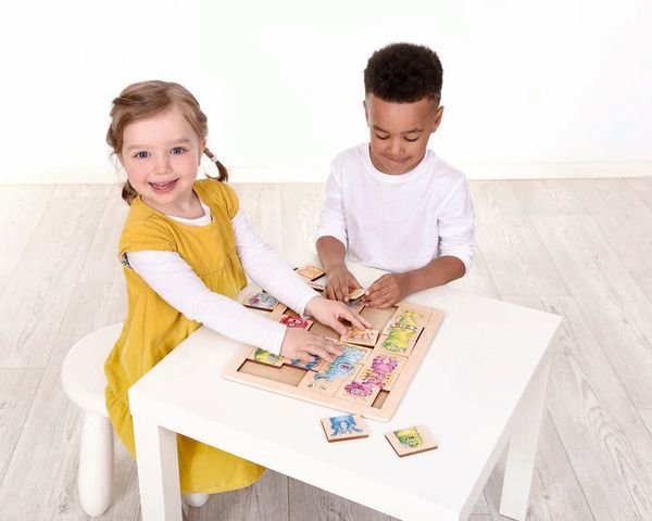 Kiga Set Match & Mix Puzzles, 3-tlg, ab 4 Jahre Kiga Set Match & Mix Puzzles, 3-tlg, ab 4 Jahre