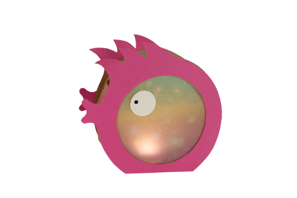 pinker Dragon?, pink dragon, figures?, glowing orb, plastic toy, cute character