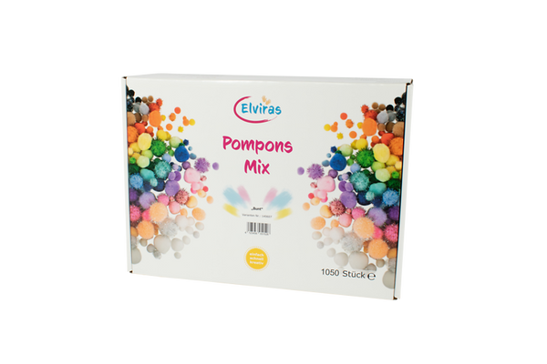 Elviras Pompon Mix "bunt"