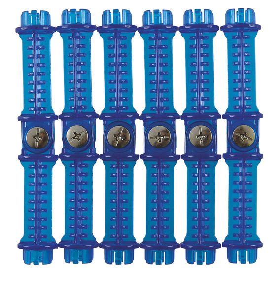 irrigation, drip tubing, blue connectors, union barbed, screw clamp