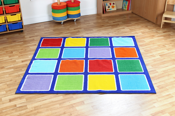 Spielteppich Regenbogen, quadratisch (SONDERANGEBOT)